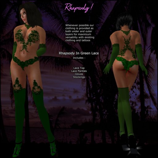 Rhapsody In Green Lace