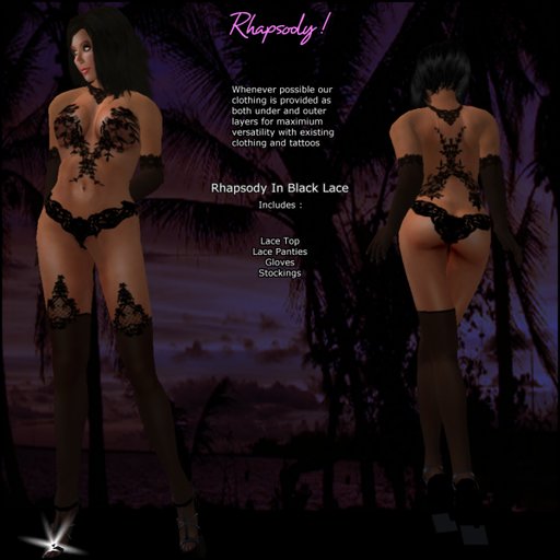 Rhapsody In Black Lace