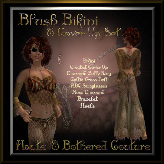 Haute' & Bothered Couture Presents:  "BLUSH" Bikini