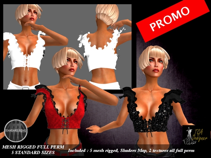 FULL PERM RIGGED INDECENT TOP  PROMO