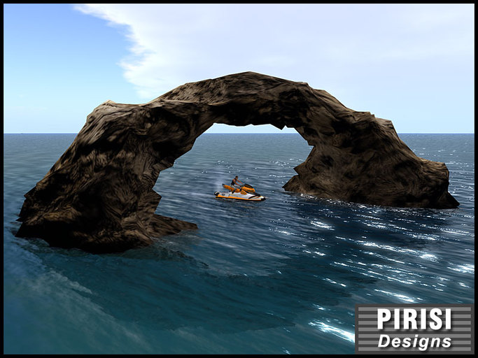 PIRISI - Arch Rock - Low Wide - Brown Light Shaded