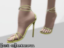 [et c]etera Heel Roma Gold