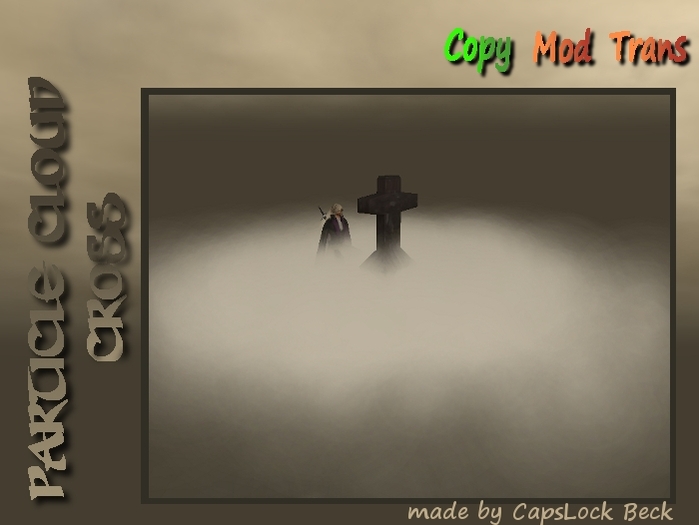 Cloud with cross – and kneel pose