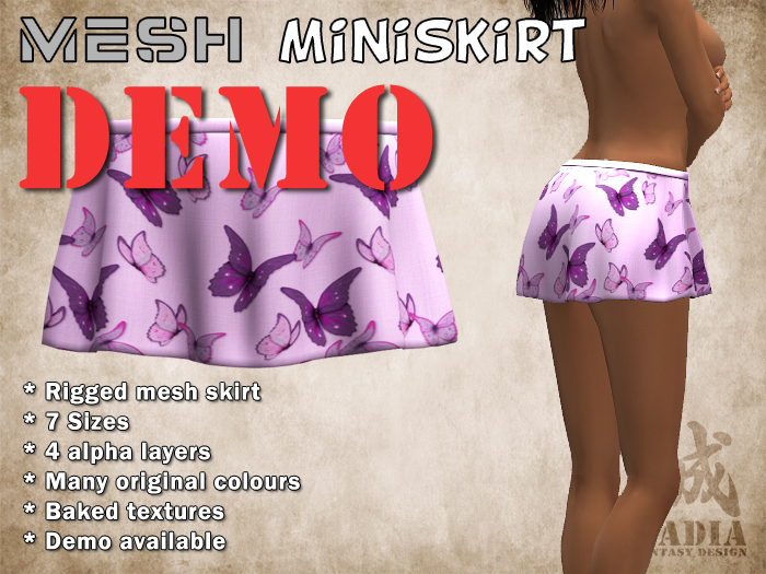 ~Nadia~ Mesh Miniskirt DEMO