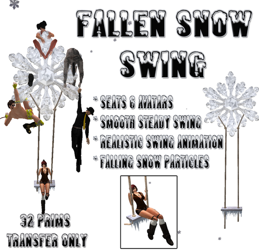.:-CatniP-:. Fallen Snow Swing  ~  Holiday Christmas swing