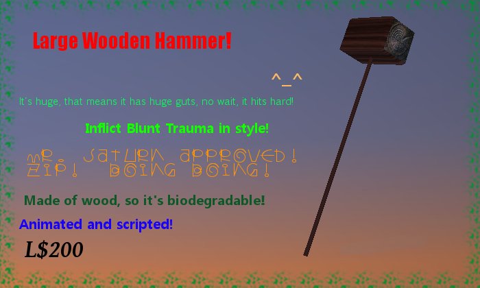 Wooden Hammer