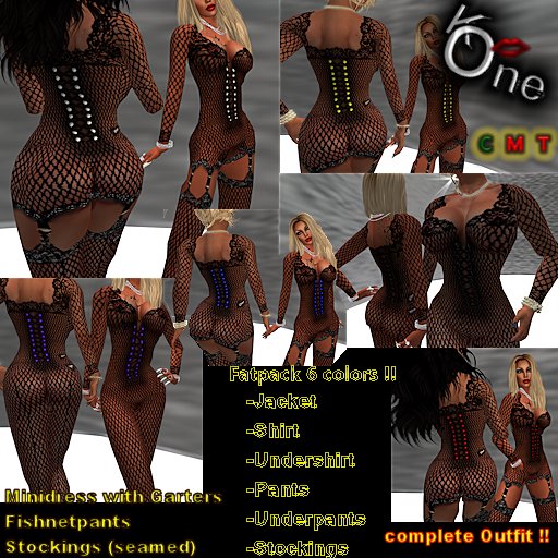 KinkyOne's FISHNETOUTFIT  FATPACK!!
