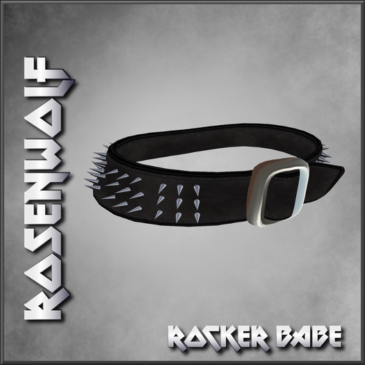 RD Rocker Babe - Black Leather