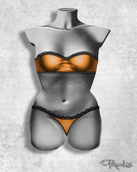 Second Life Marketplace - PaNCaKeS Strapless Secrets - Burnt Orange