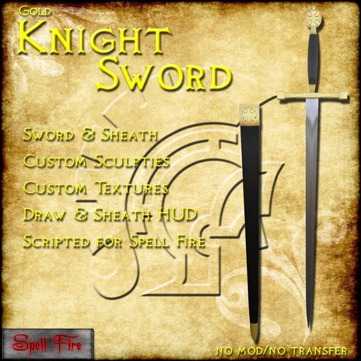 <SF> Knight Sword Gold 