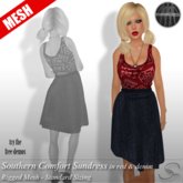 [Stellar] Southern Comfort Sundress (MESH) in red