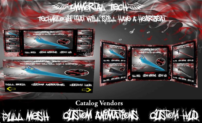 Immortal Tech Weapons Catalog Vendors