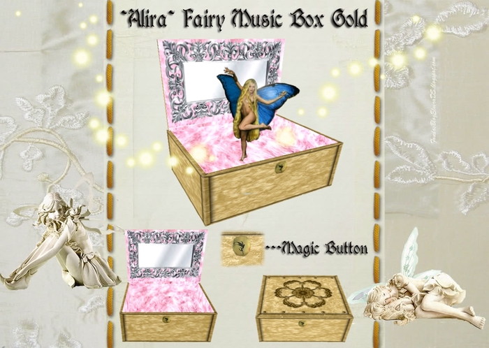 ~Alira~ Fairy Music Box Gold