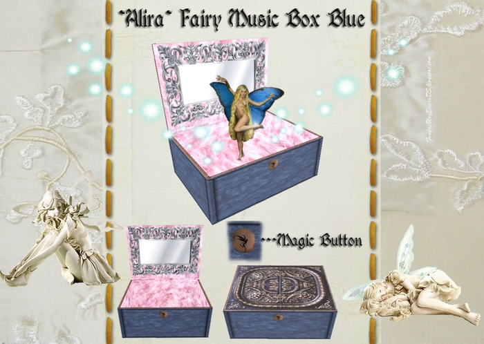 ~Alira~ Fairy Music Box Blue