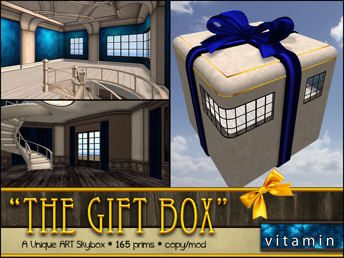 vitamin --- "The Gift Box" skybox [Blue] 