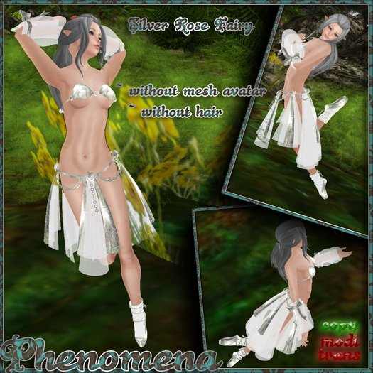~*~Phenomena~*~ Silver Rose Fairy