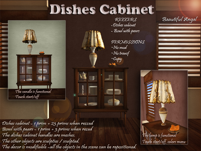 Dishes cabinet