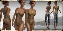 Utopia Jade beach match gold - Appliers Included!