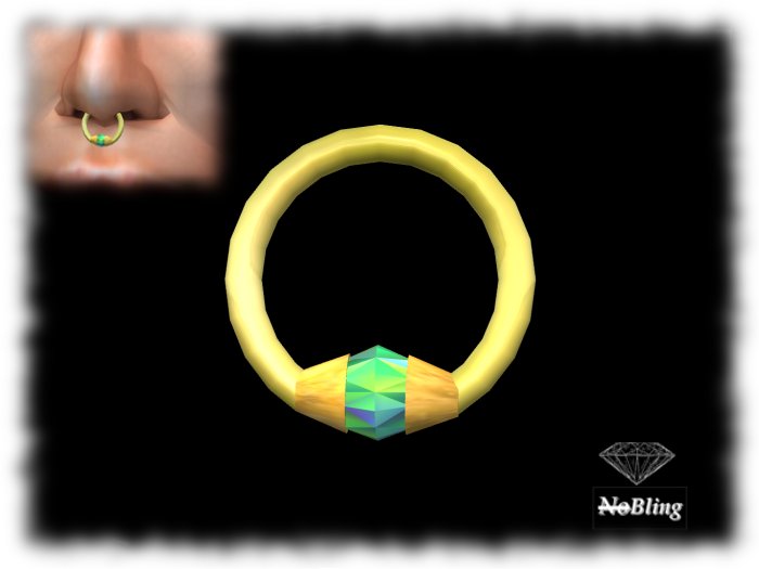 !NB!_NoBling: SeptumGoldEmeraldBoxed