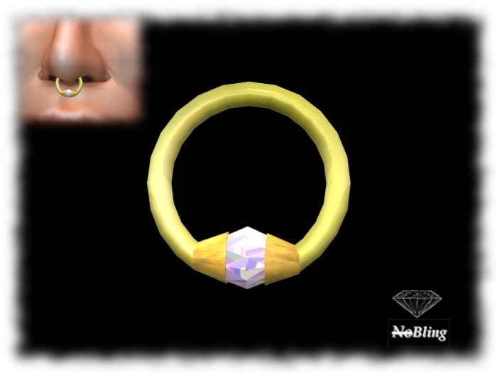 !NB!_NoBling: SeptumGoldDiamondBoxed