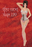 After corset shape 1.90