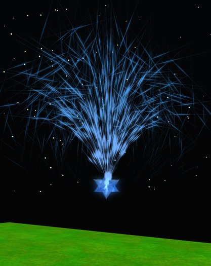 Star  Particle Fountain 