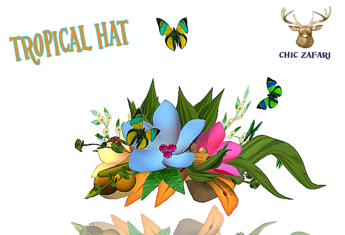 [ChicZafari] - Tropical Hat