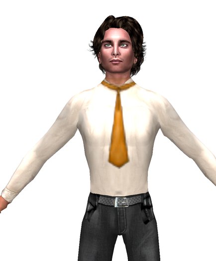 Yellow Tie by Pow