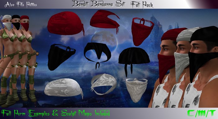 EVO -Bandit Bandanna Set (Fatpack) Boxed 