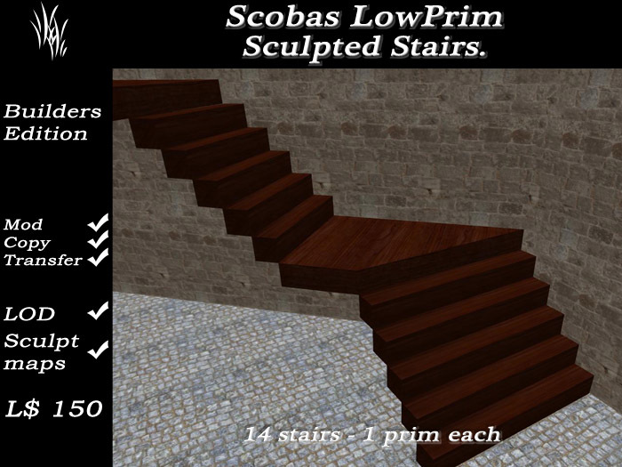 Scobas Full Perm Sculpted Stairs pack 2