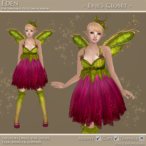 *EC* Eden Fairy - Petite (Pink)
