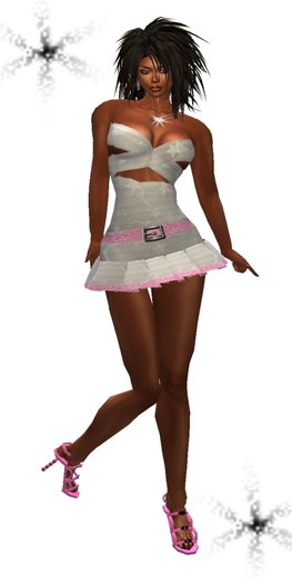 FULL PERM SEXY SUMMER DRESS, SHOES & ACCESSORIES - 10L