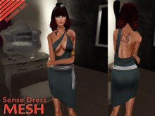 Heroes Art.Sense Dress Green Modern Time Mesh Woman Elegant