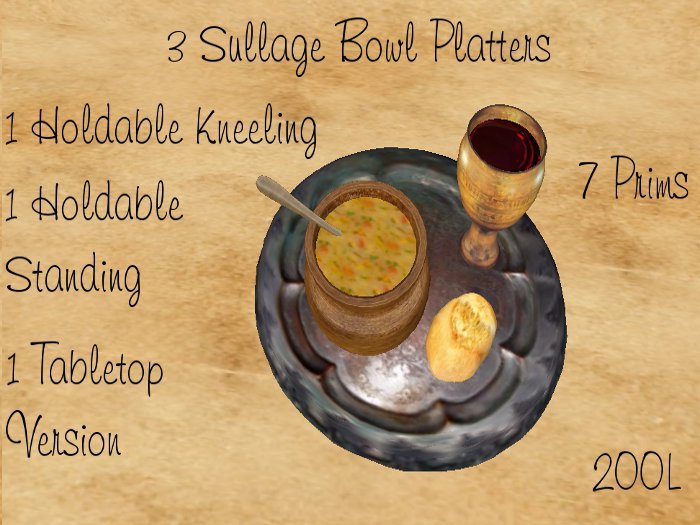 Sullage Bowl Platters-Boxed