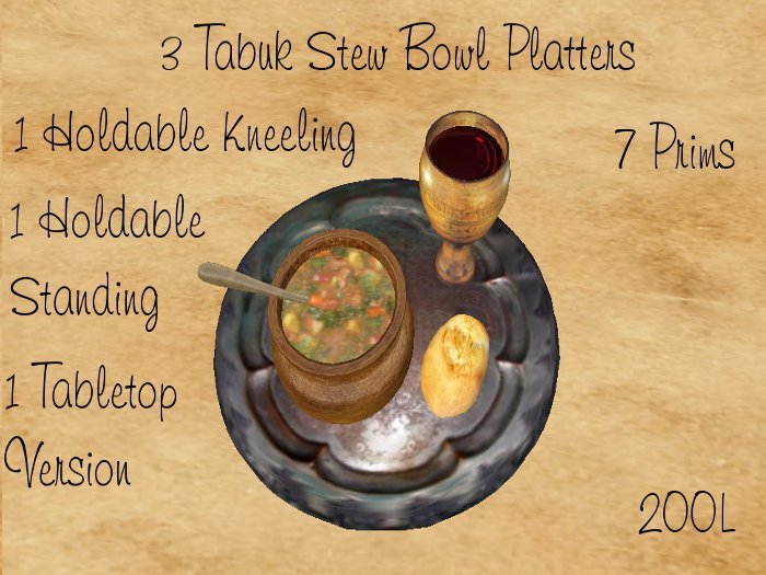 Tabuk Stew Bowl Platters-Boxed