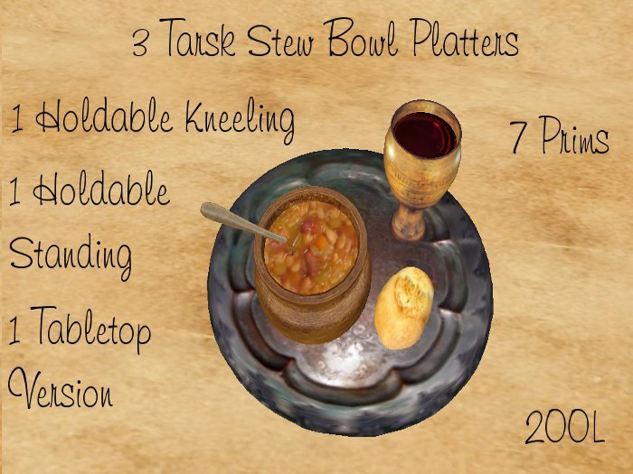 Tarsk Stew Bowl Platters-Boxed