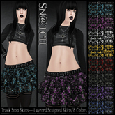 :::Sn@tch Truck Stop Floral Skirts:::