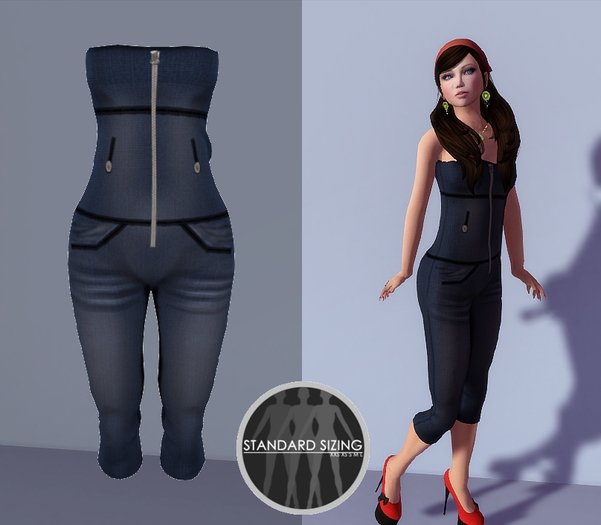 :[strip'd]: Betty [Denim]