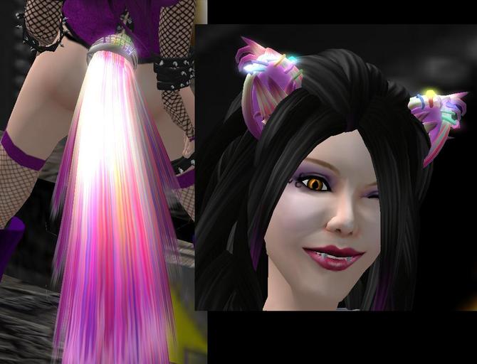 Rainbow Rave Clubin Neko Set