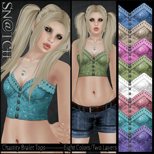 ::Sn@tch Chastity Bralet Tops:::