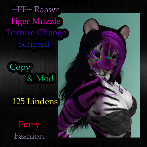 ~FF~ Raawr Tiger Muzzle (Texture Change)