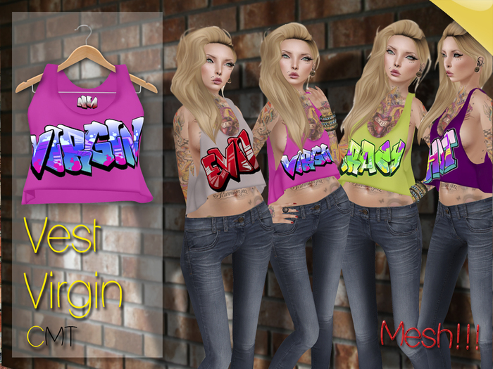 .::[NerdMonkey*Clothes] - [Vest mesh virgin]::.