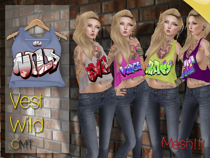 .::[NerdMonkey*Clothes] - [Vest mesh wild]::.