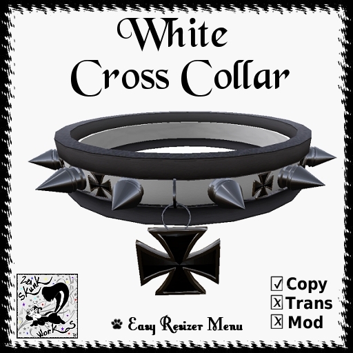 White Cross Collar