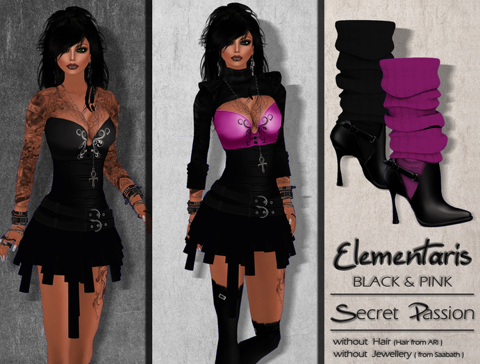 (SP) Elementaris -black & pink-