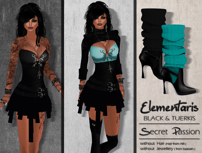 (SP) Elementaris -black & tuerkis-