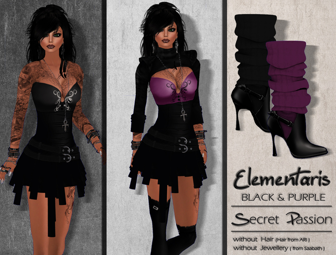 (SP) Elementaris -black & purple-