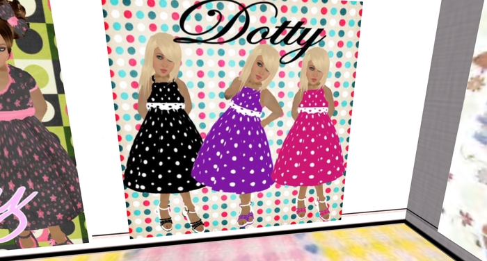 Dotty Dress "pink" 