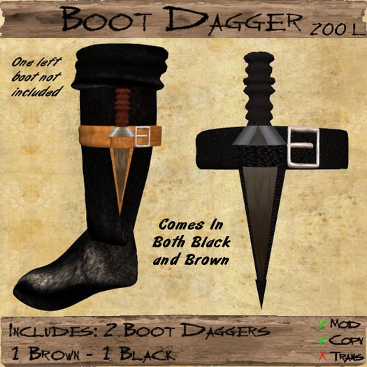 Boot Dagger
