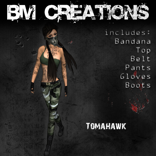 Female Combat Outfit Tomahawk